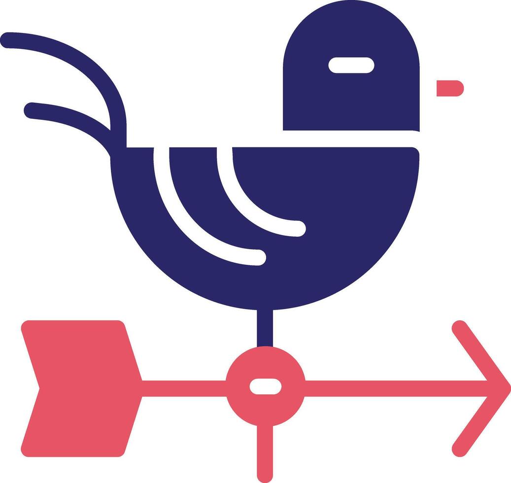 Weather Vane Vector Icon