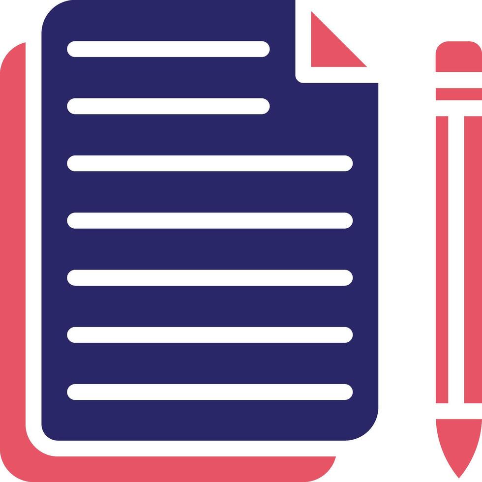 Blogging Vector Icon