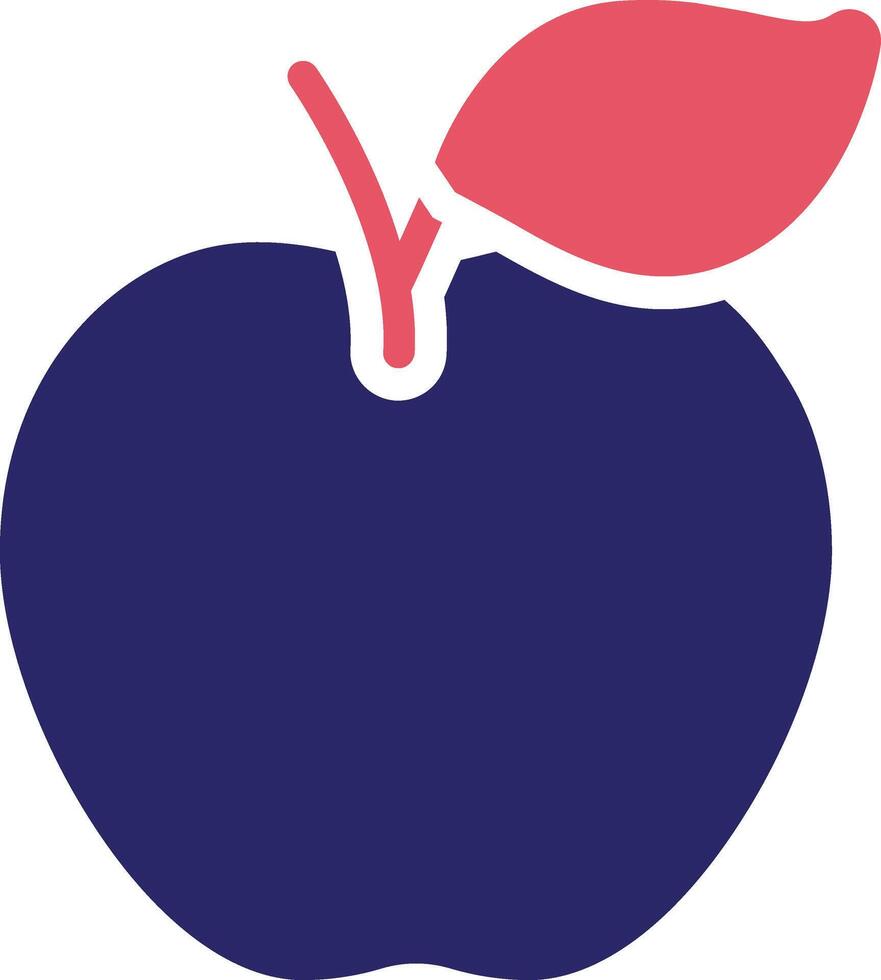 icono de vector de manzana