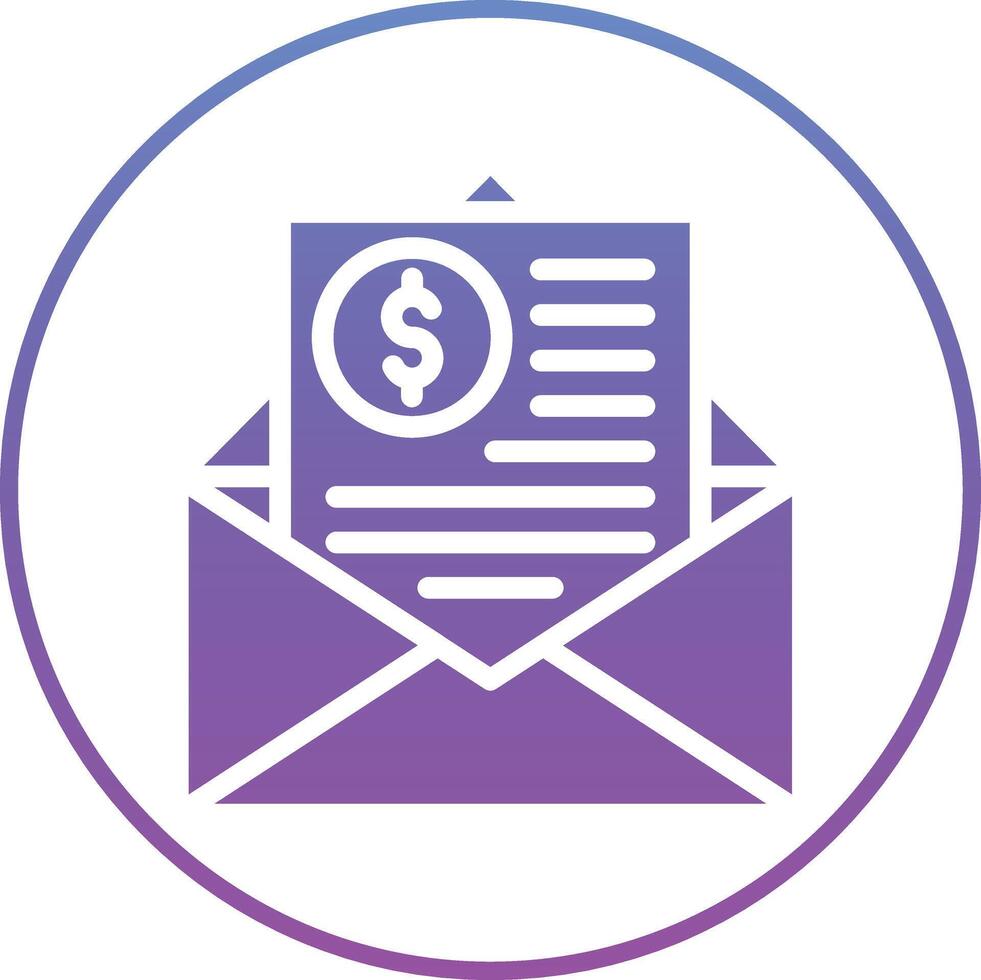 Email Funds Vector Icon