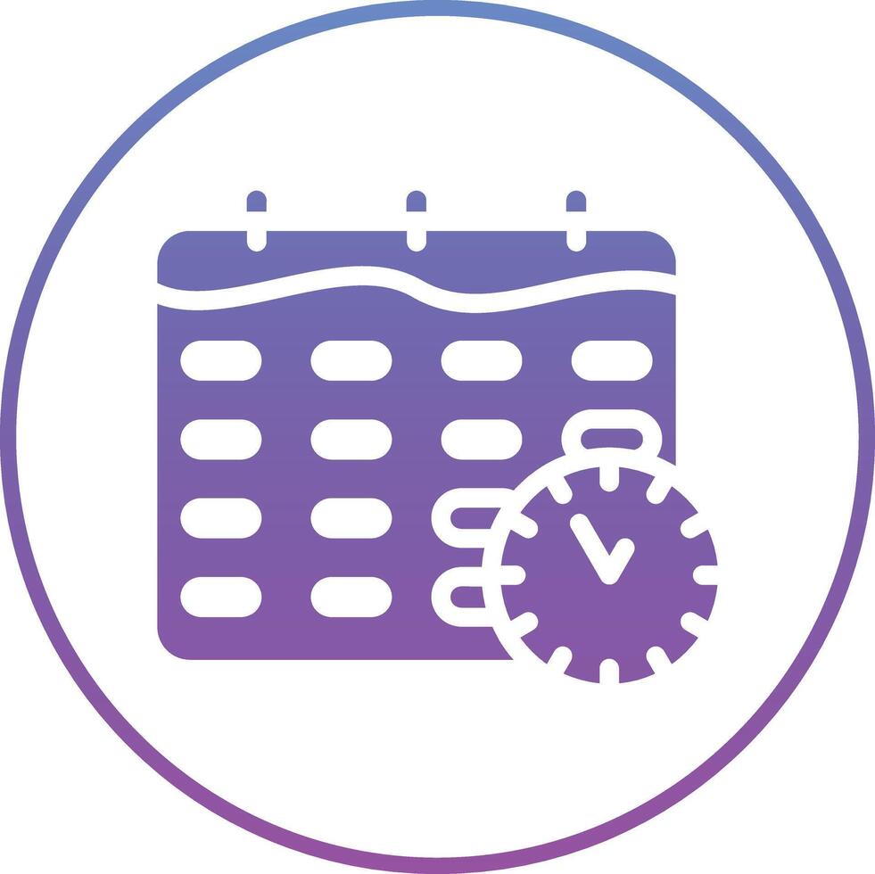 Business Deadline Vector Icon