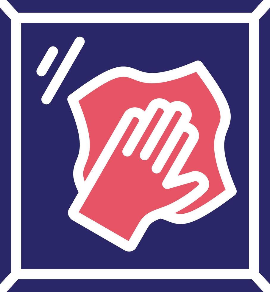 Cleaning Glass Vector Icon