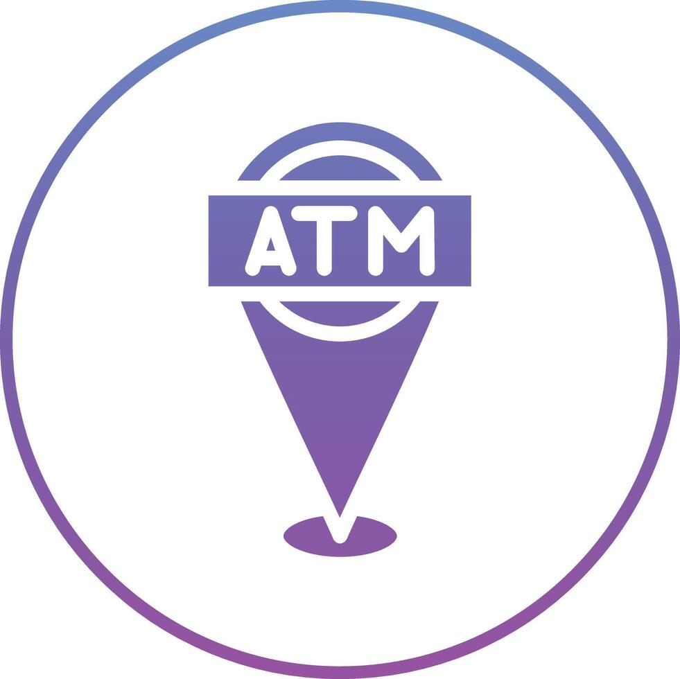 ATM Location Vector Icon