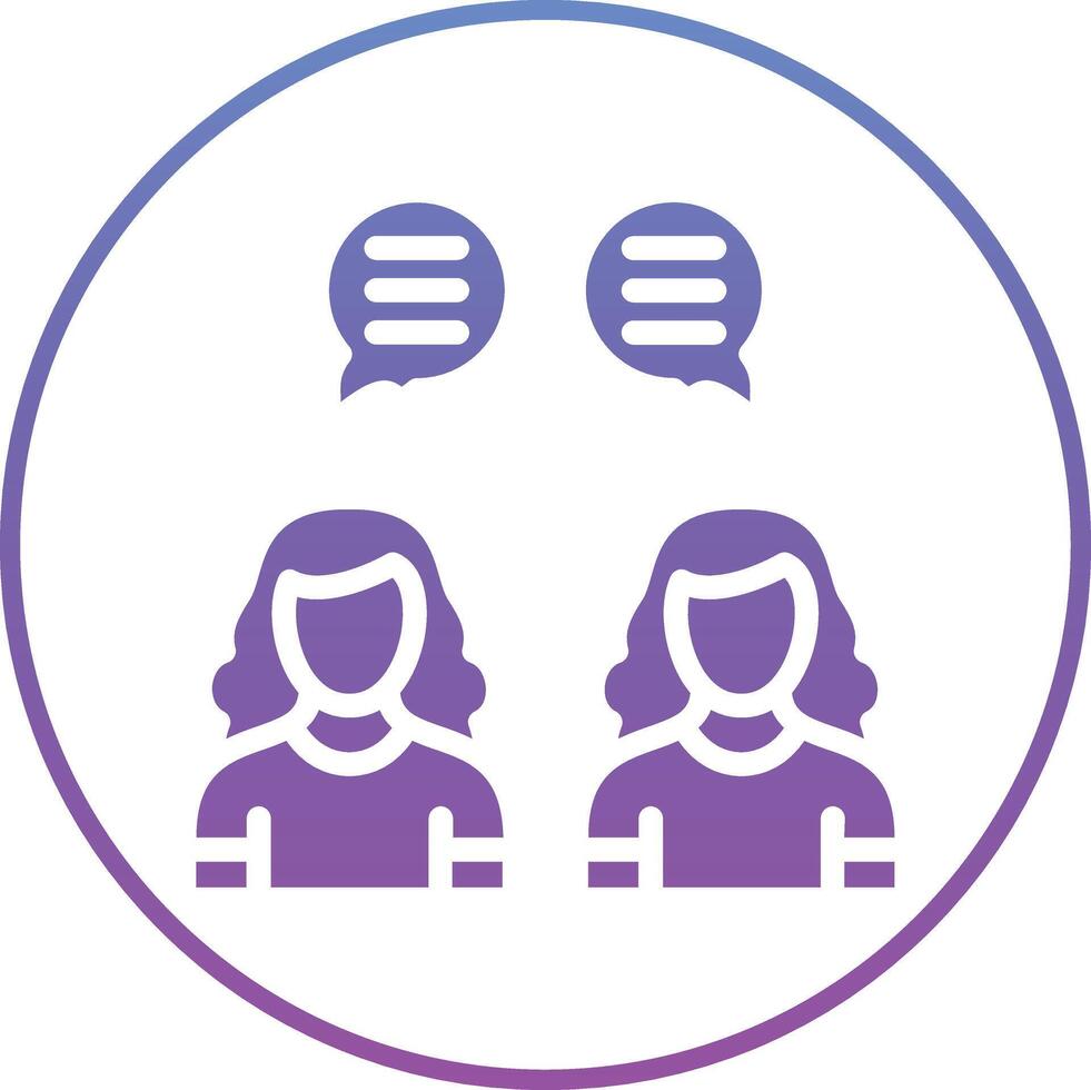 Conversation Vector Icon