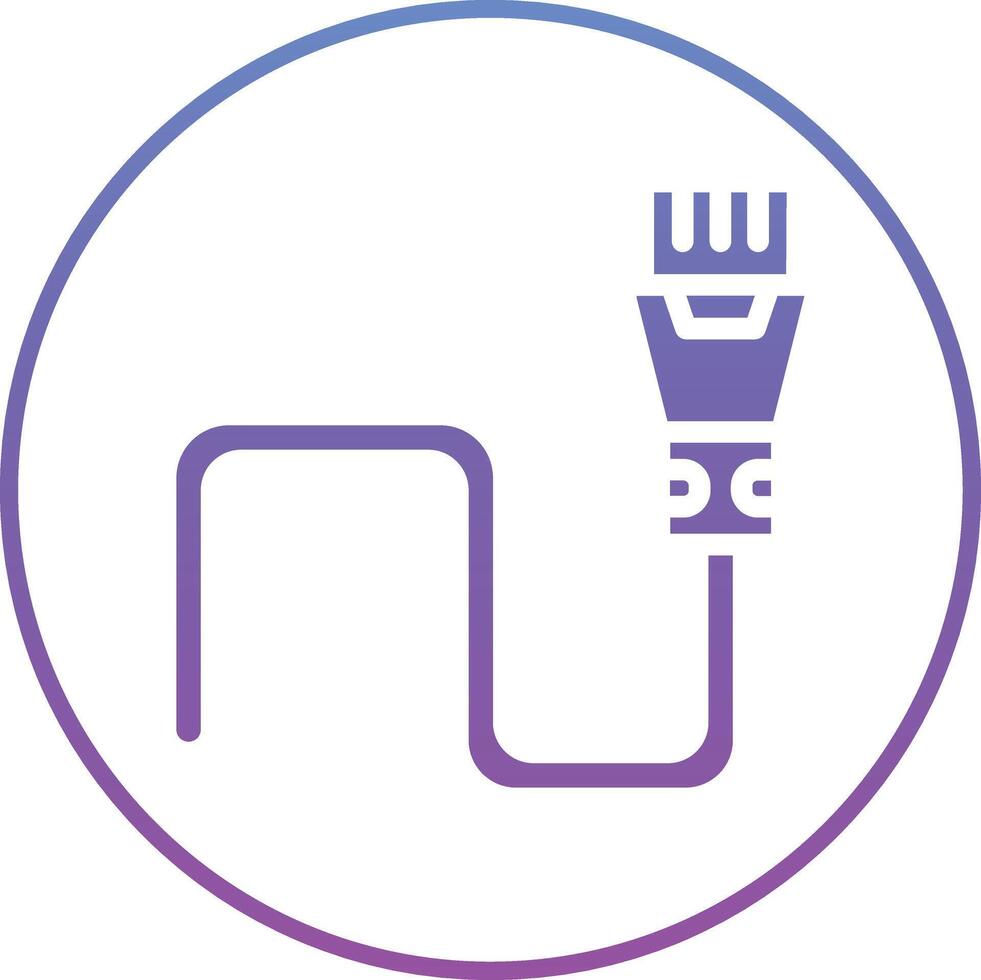 Internet Cable Vector Icon Vector Icon