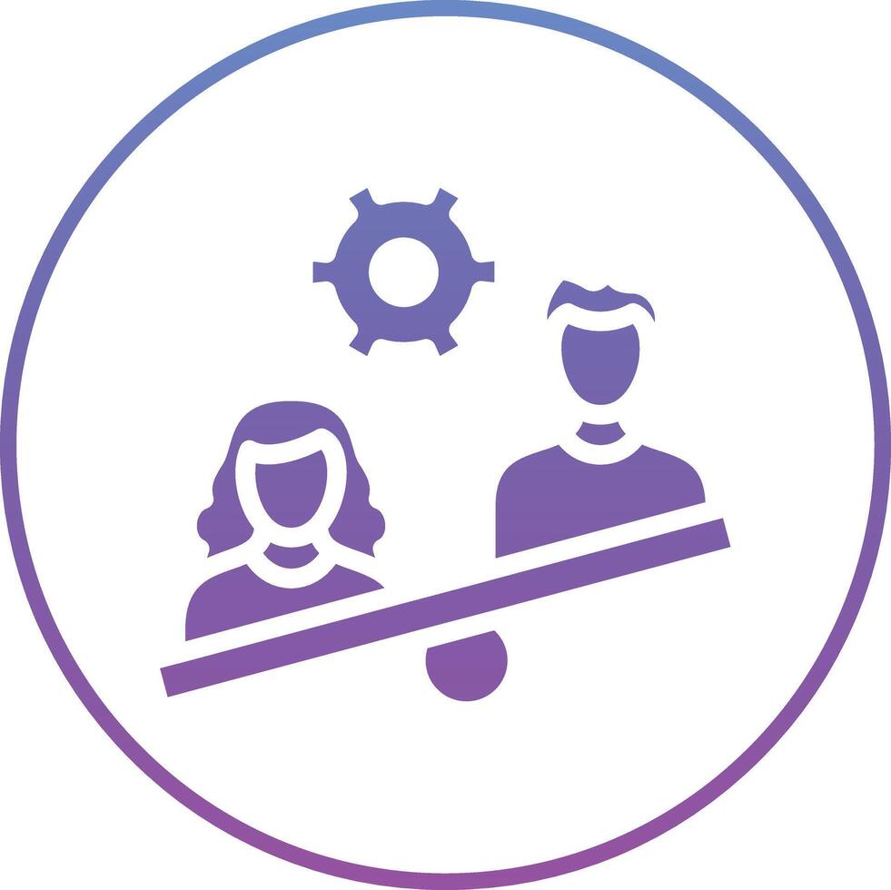 Competitive Worker Vector Icon