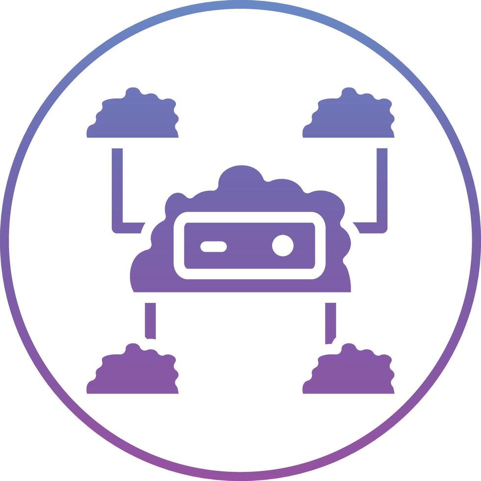 Cloud Computing Vector Icon