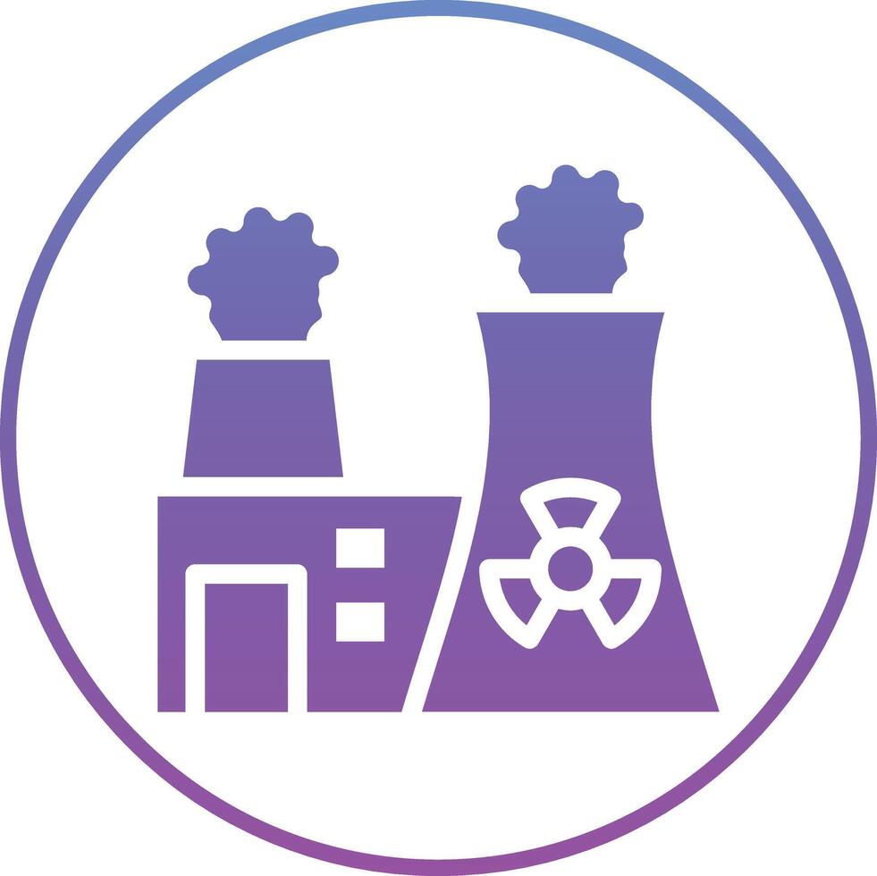Nuclear Energy Vector Icon