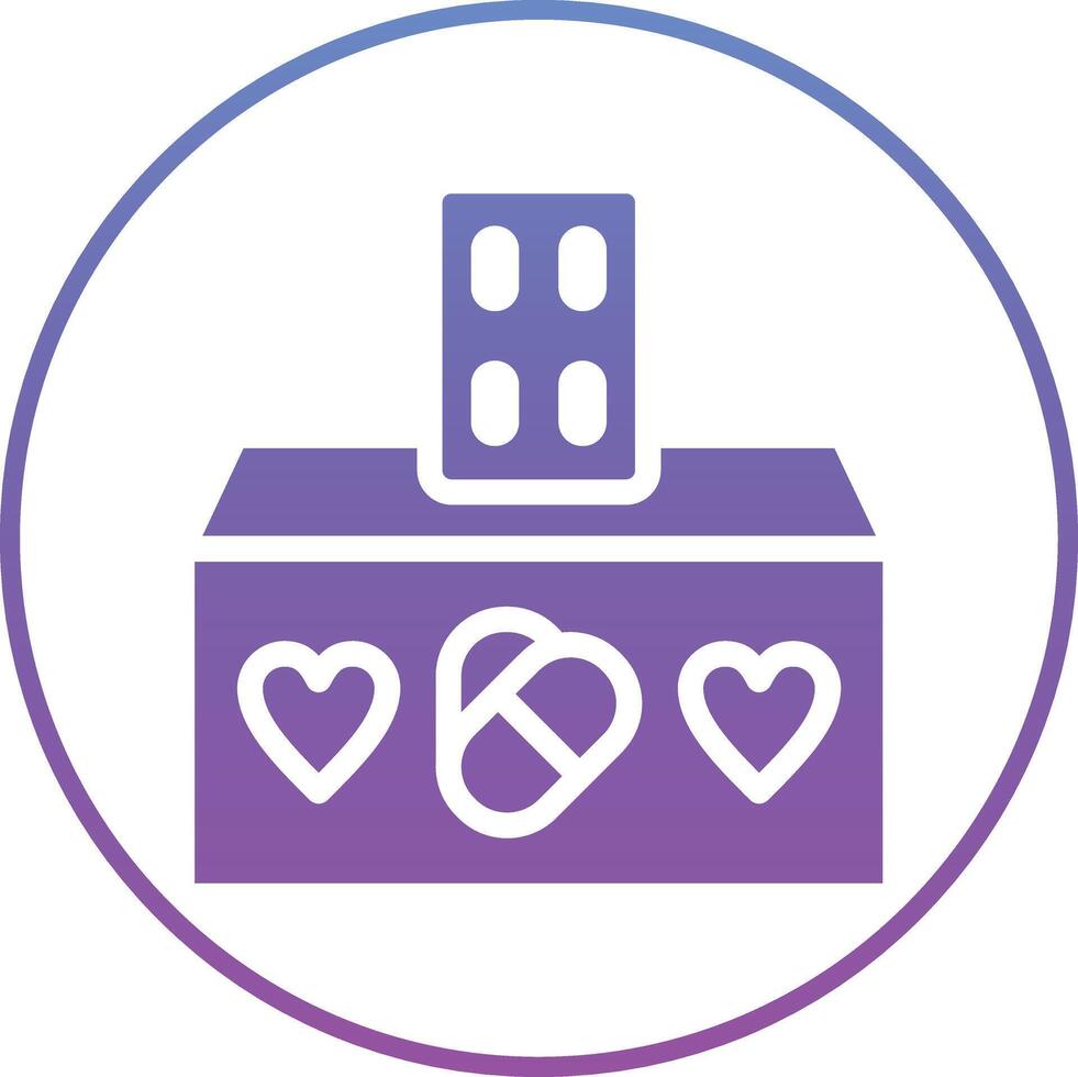 Drug Donation Vector Icon