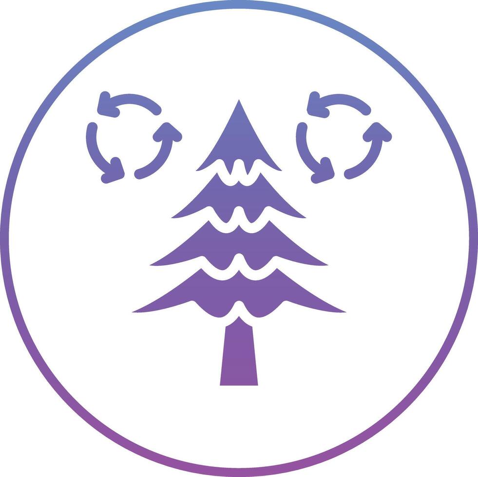 Reforestation Vector Icon