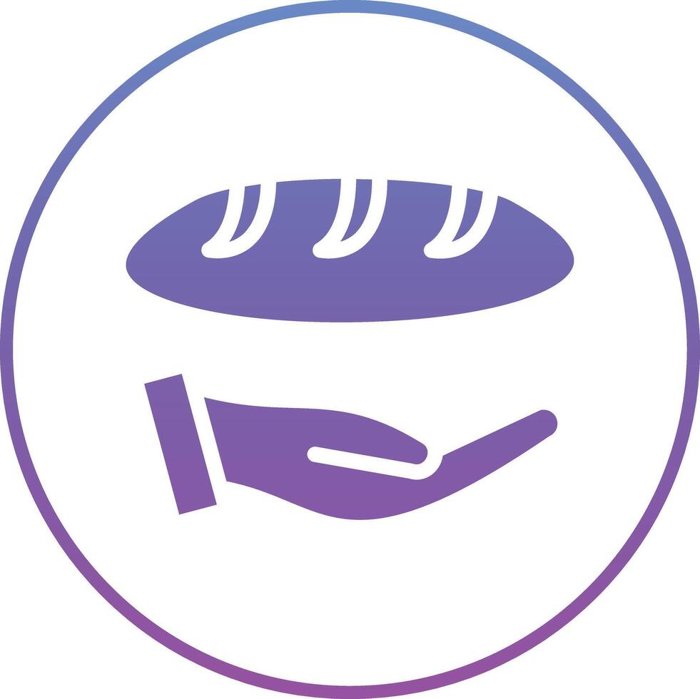 Bread Donation Vector Icon