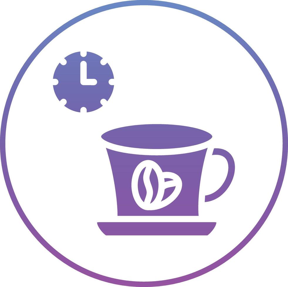 icono de vector de descanso para tomar café