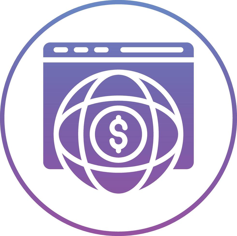 Global Earning Vector Icon