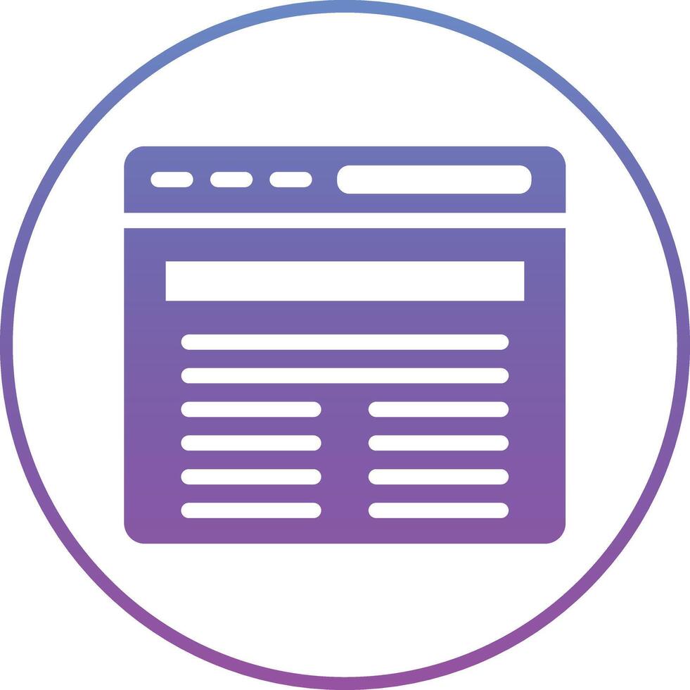 Blog Vector Icon