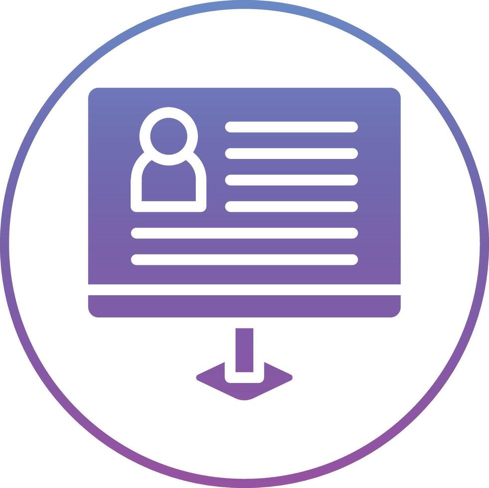 Resume Vector Icon
