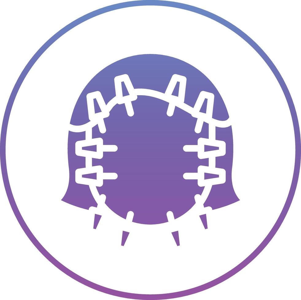 Face Acupuncture Vector Icon