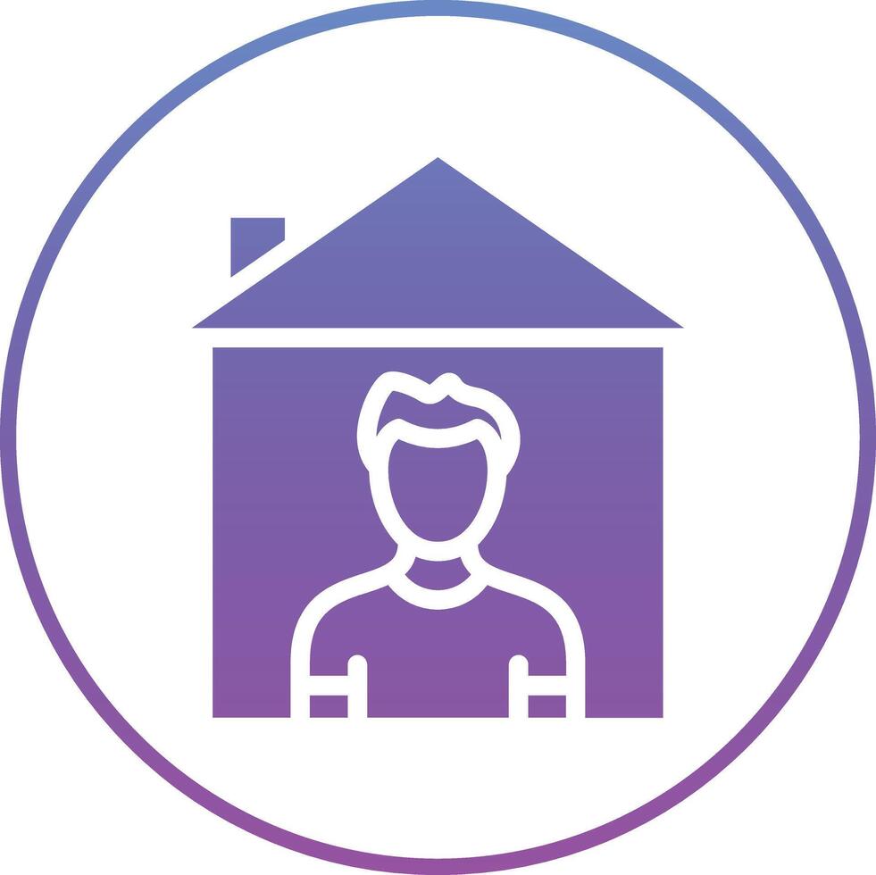 Stay Home Vector Icon