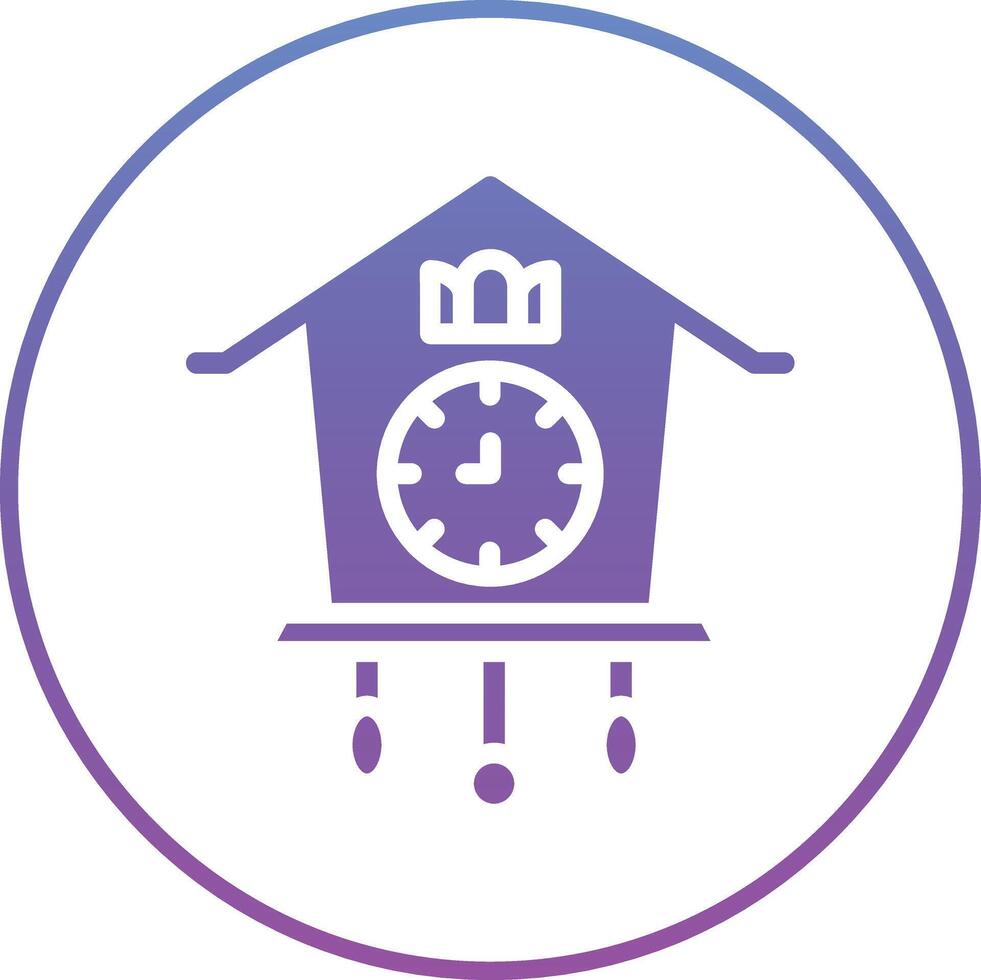 Cuckoo Clock Vector Icon