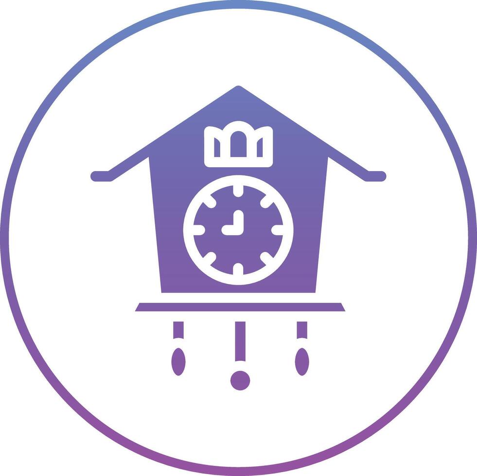 Cuckoo Clock Vector Icon