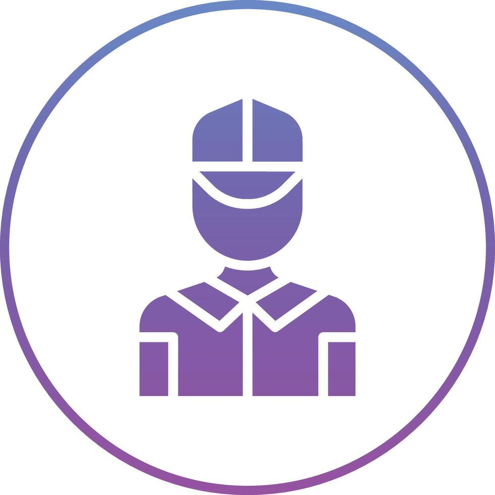 Delivery Man Vector Icon