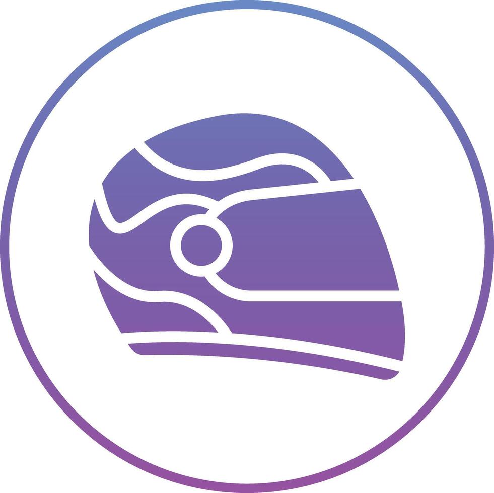 Racing Helmet Vector Icon