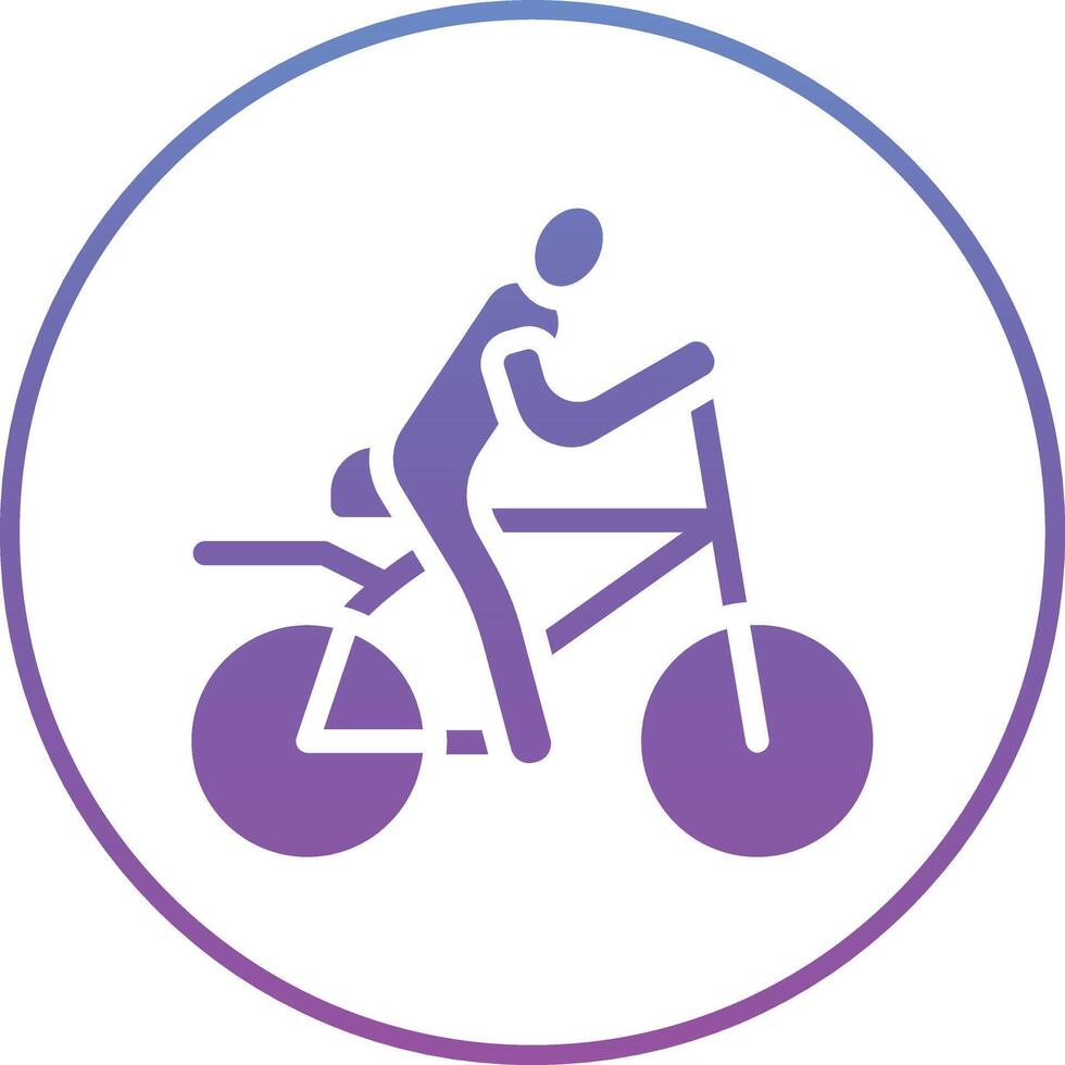 icono de vector de ciclismo