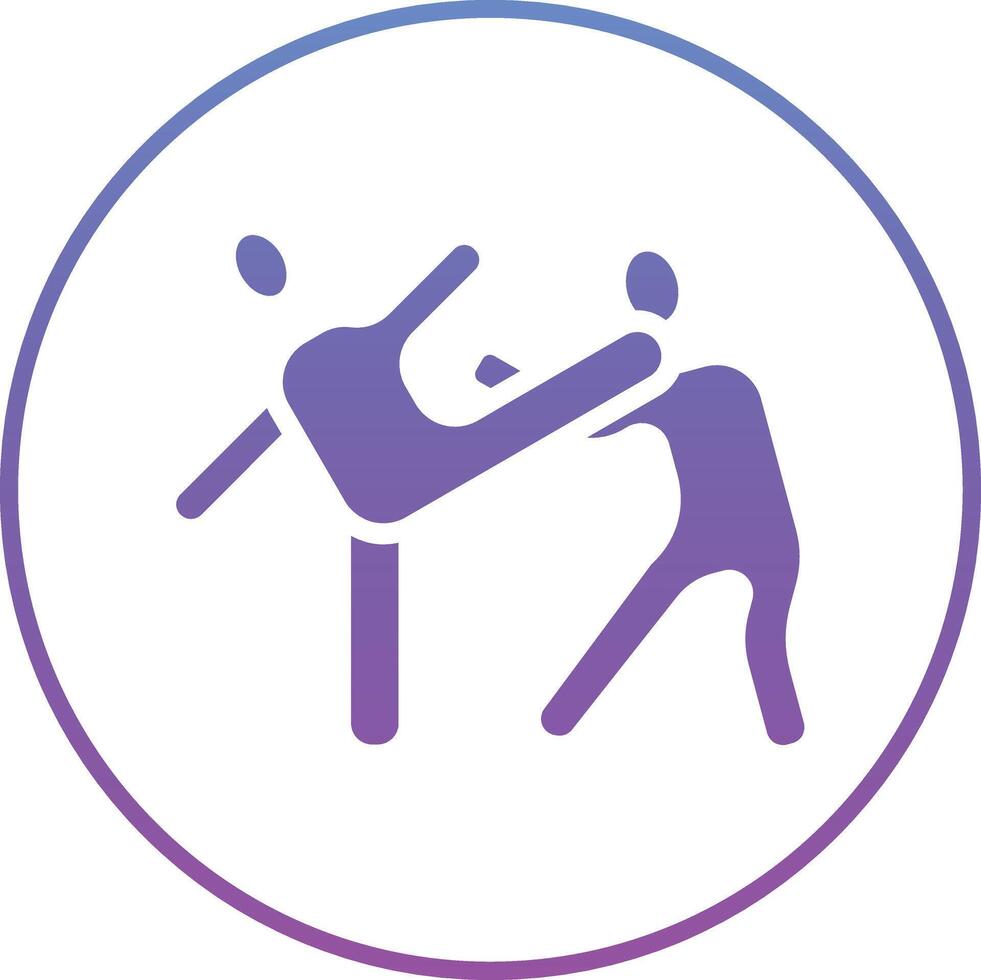 taekwondo vector icono