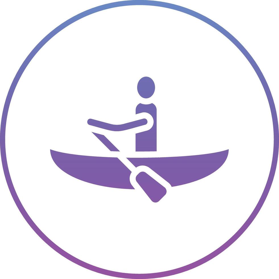 Rowing Vector Icon