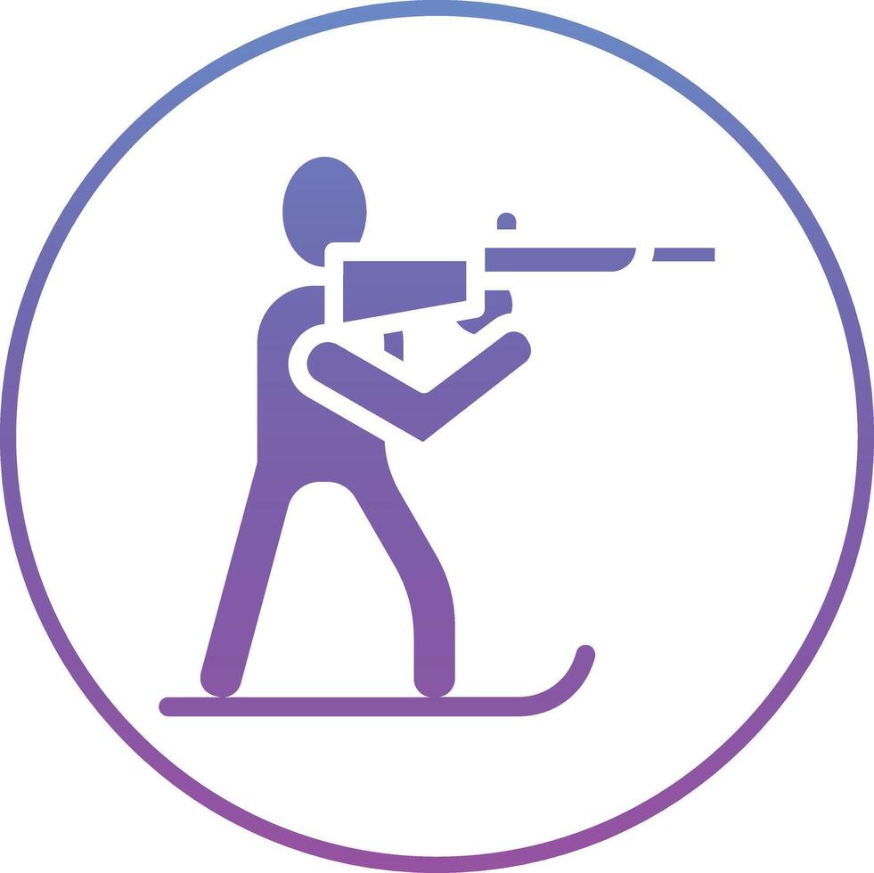 Biathlon Vector Icon