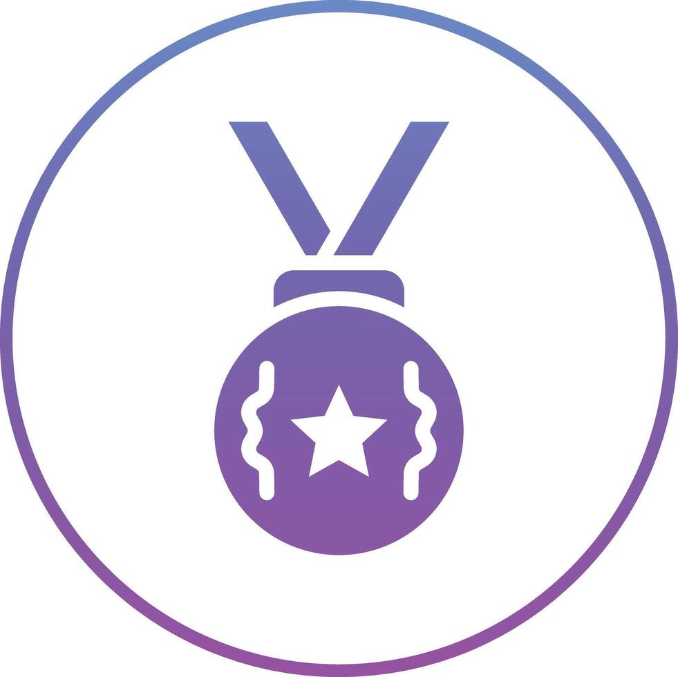 Bronze Medal Vector Icon