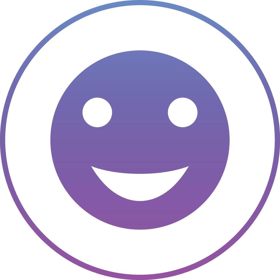 Smiling Face Vector Icon