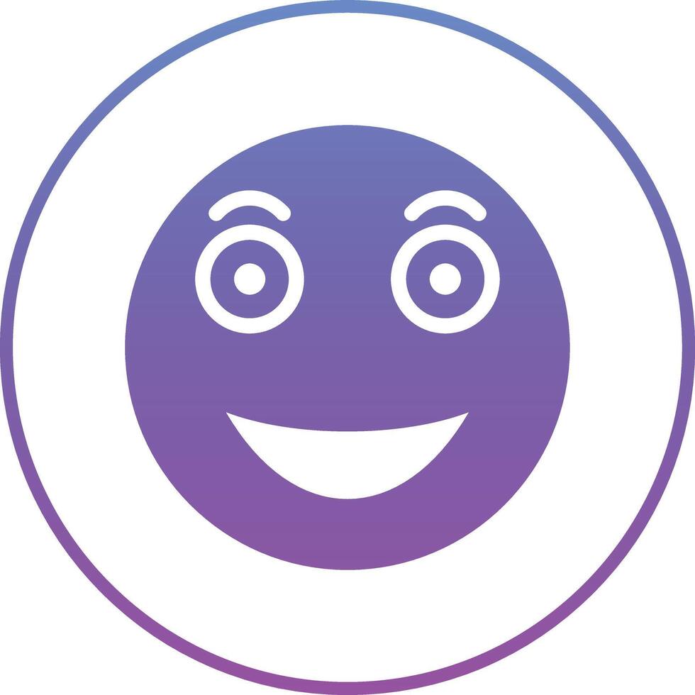 Grinning Face Vector Icon
