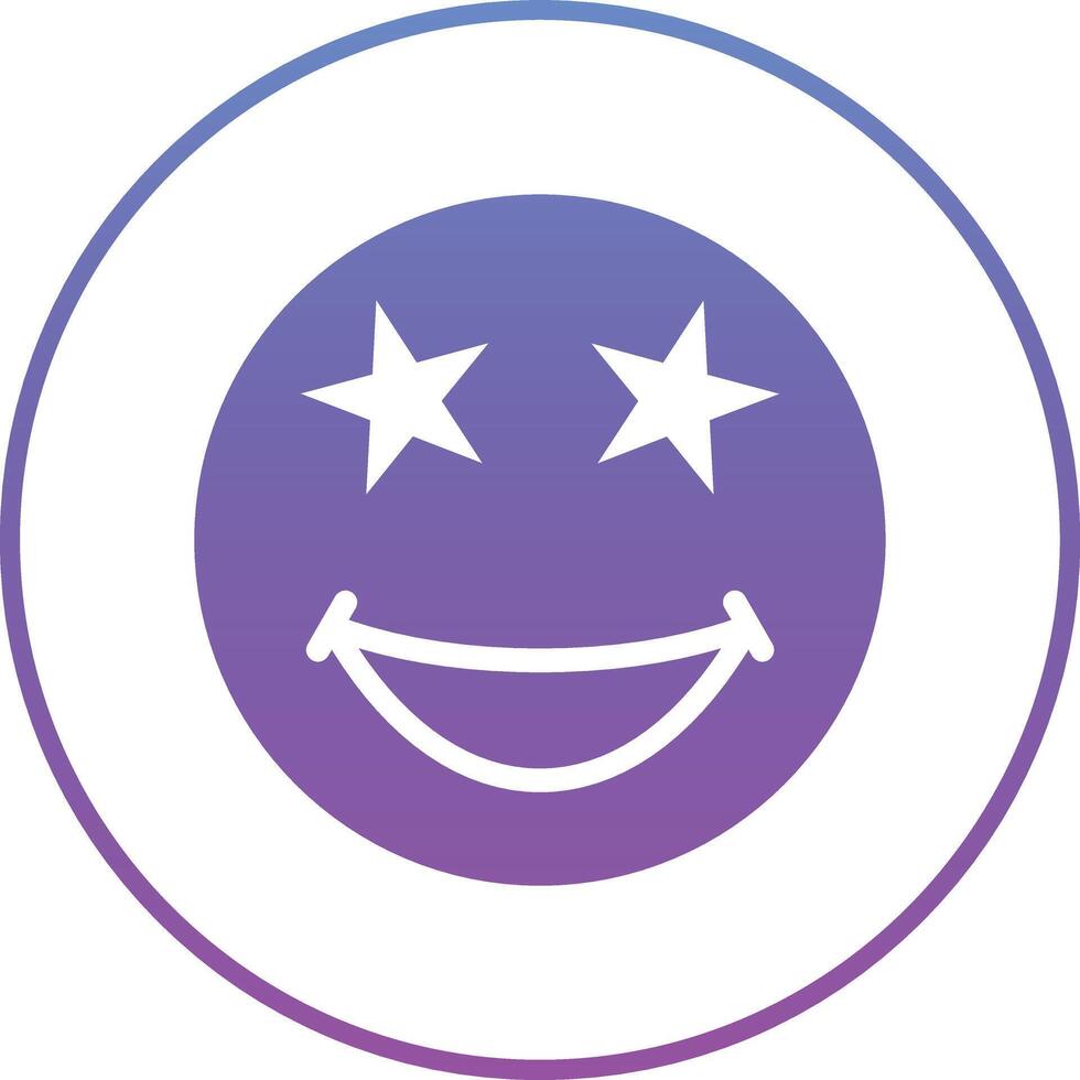Star Struck Vector Icon