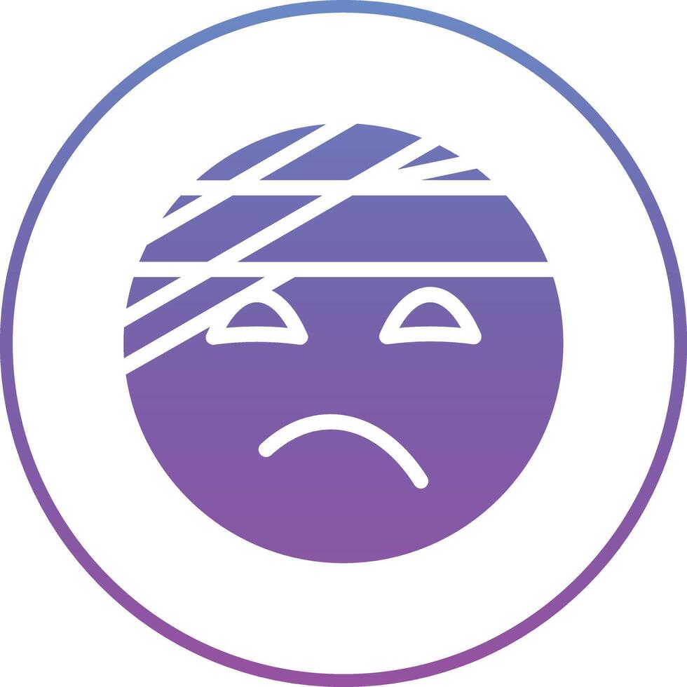 Face with Head Bandage Vector Icon