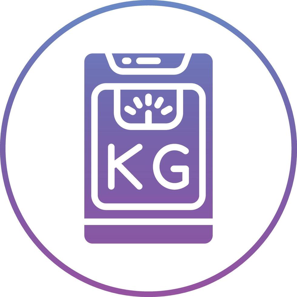 Weight Scale Vector Icon