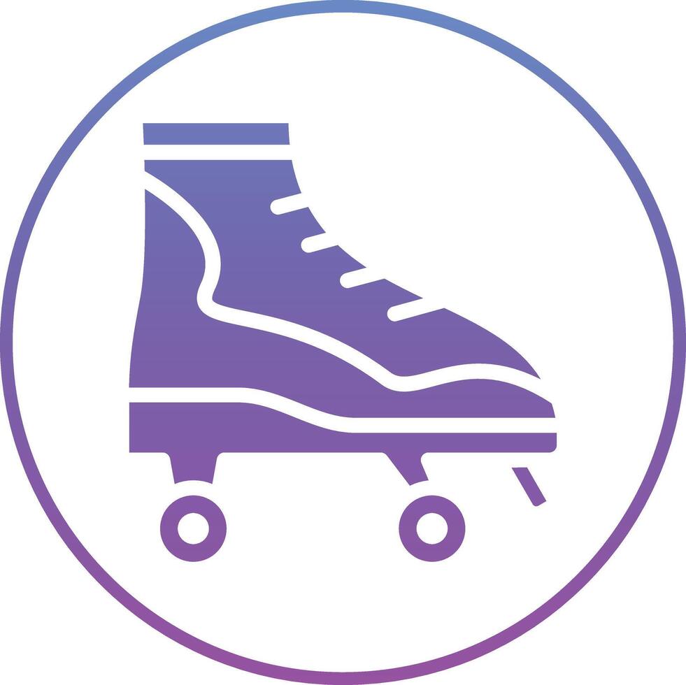 Roller Skating Vector Icon