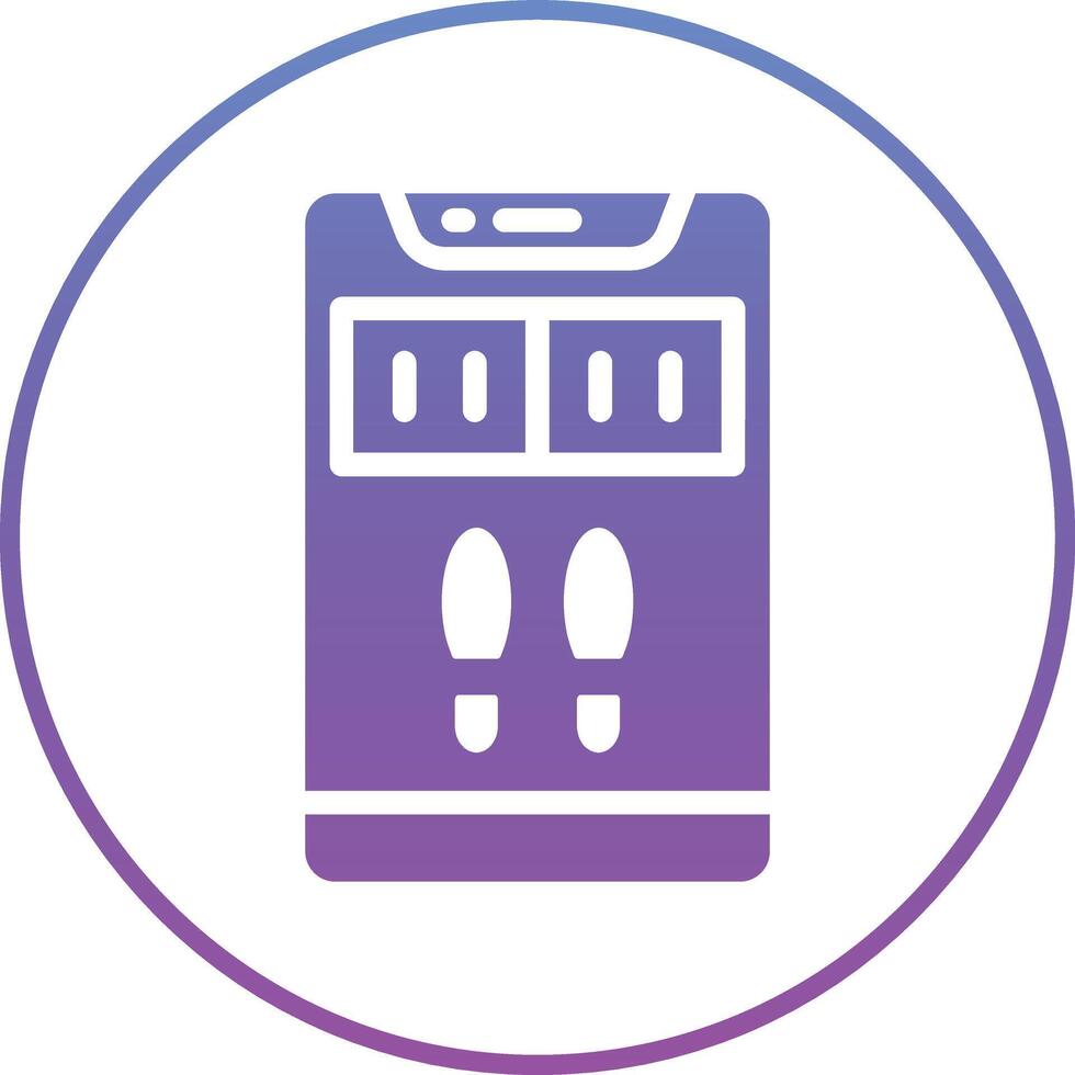 Pedometer Vector Icon