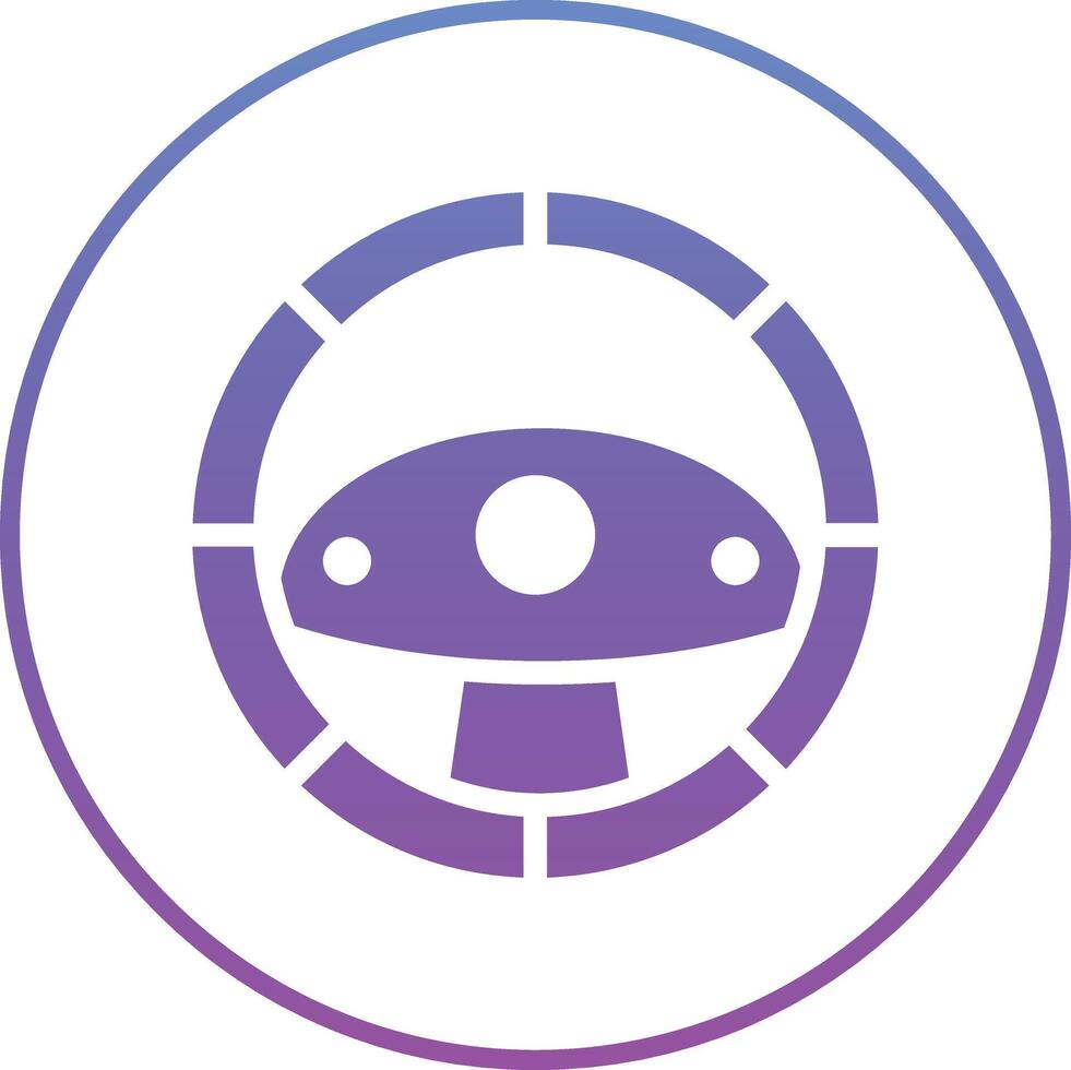 Steering Wheel Vector Icon