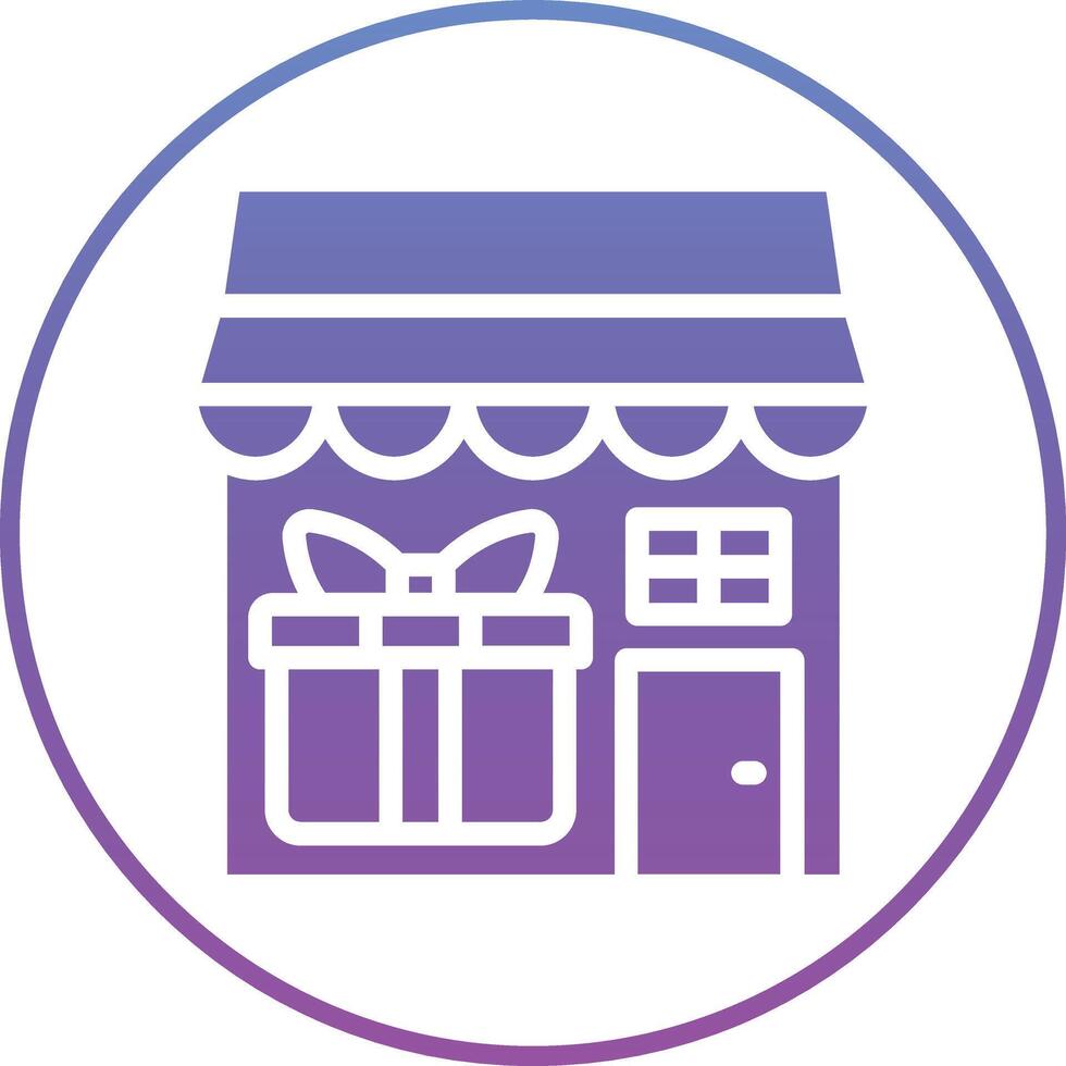 Gift Shop Vector Icon