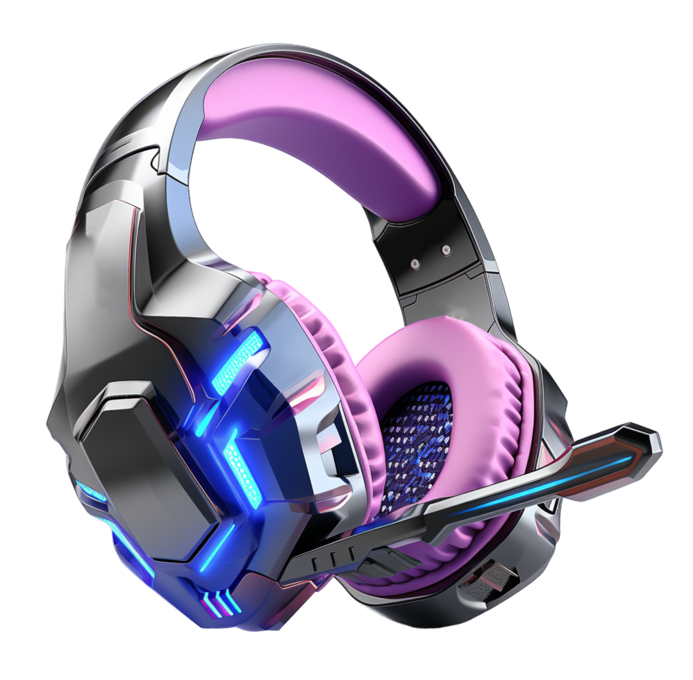 AI generated modern design headset with transparent background ... Circuit Diagram
