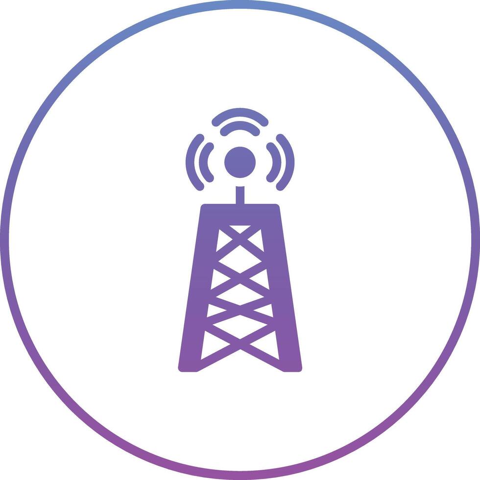 Broadcast Vector Icon