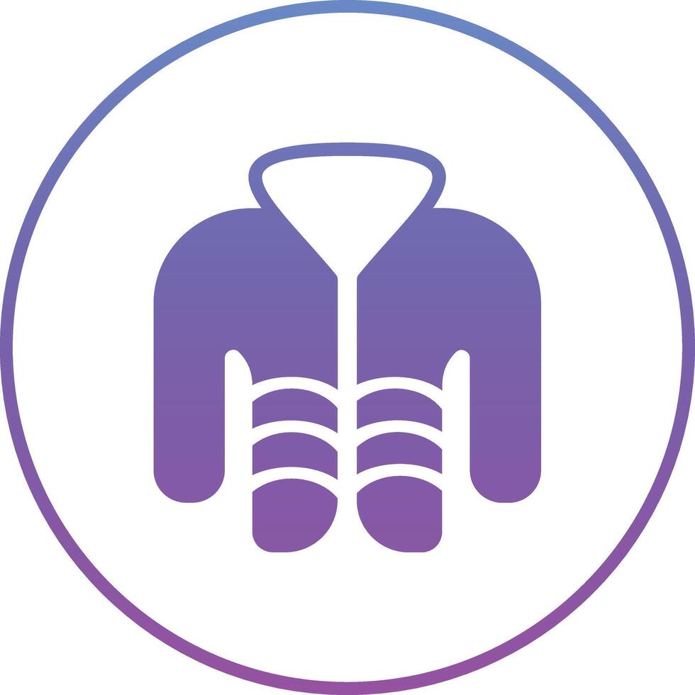Winter Jacket Vector Icon