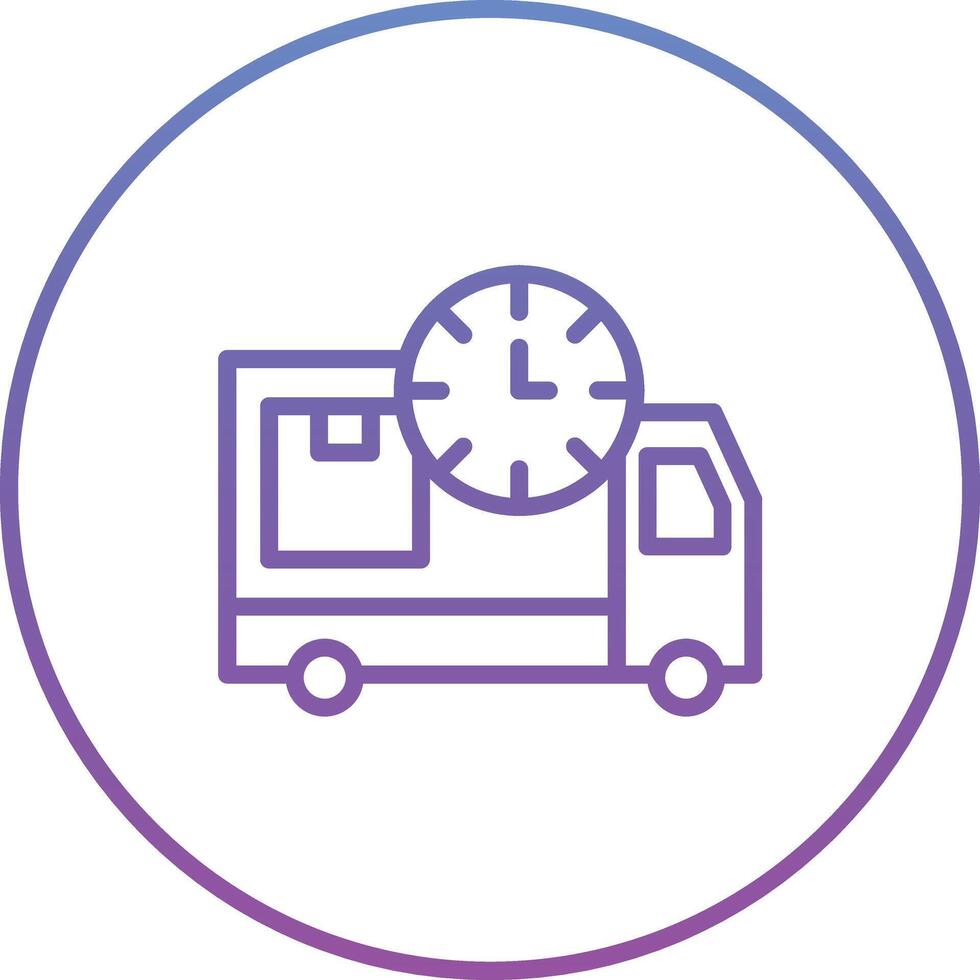 Delivery Time Vector Icon