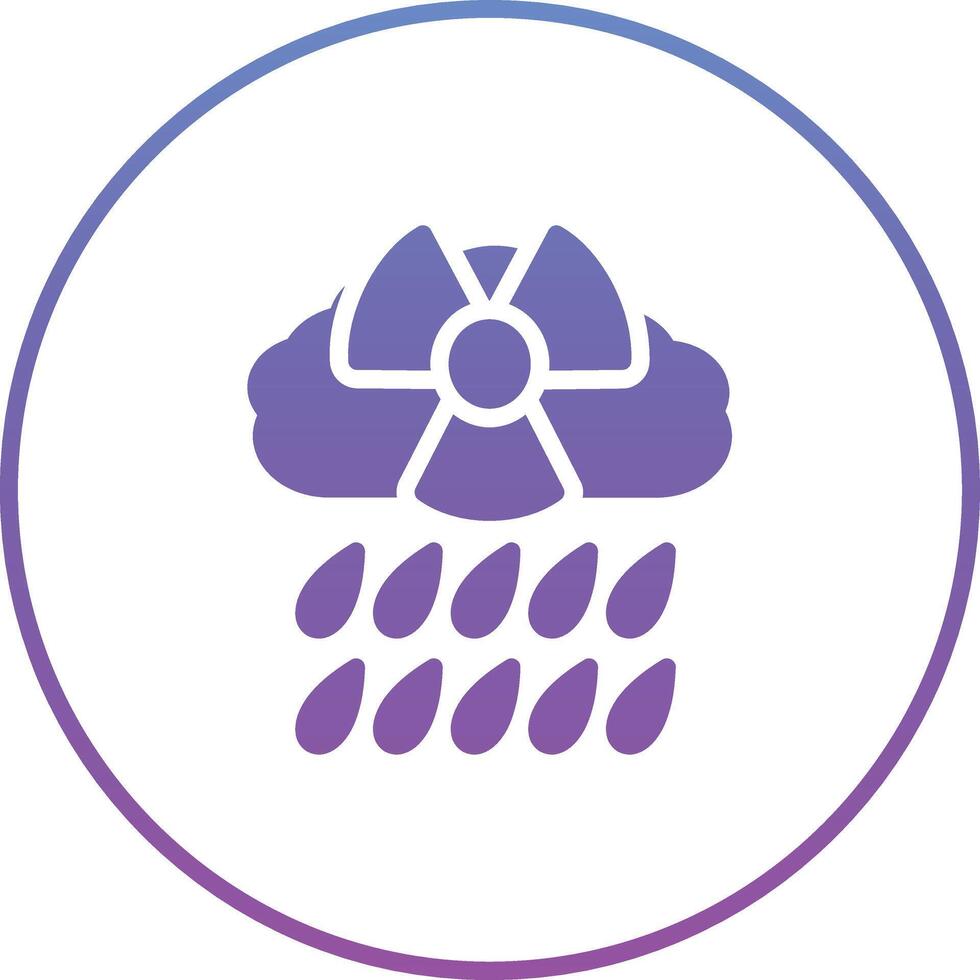 Acid Rain Vector Icon