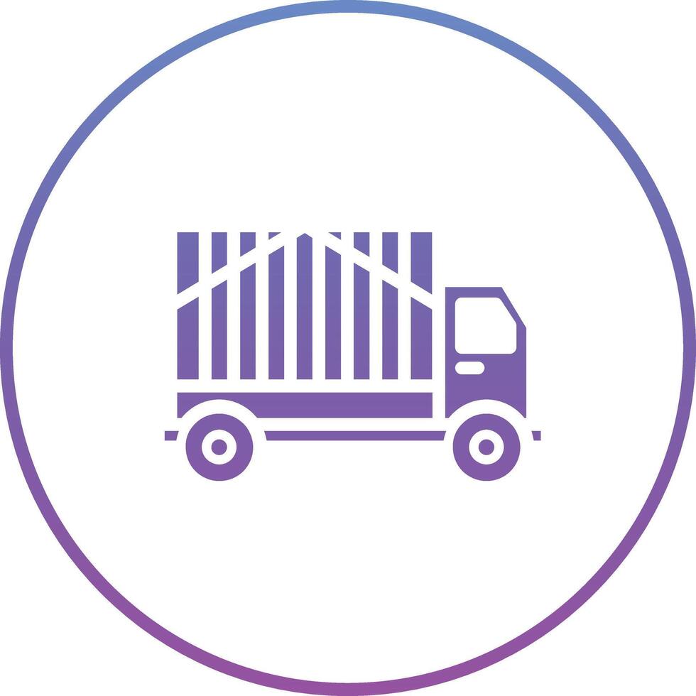 Cargo Truck Vector Icon