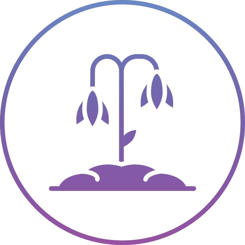 Snowdrop Vector Icon