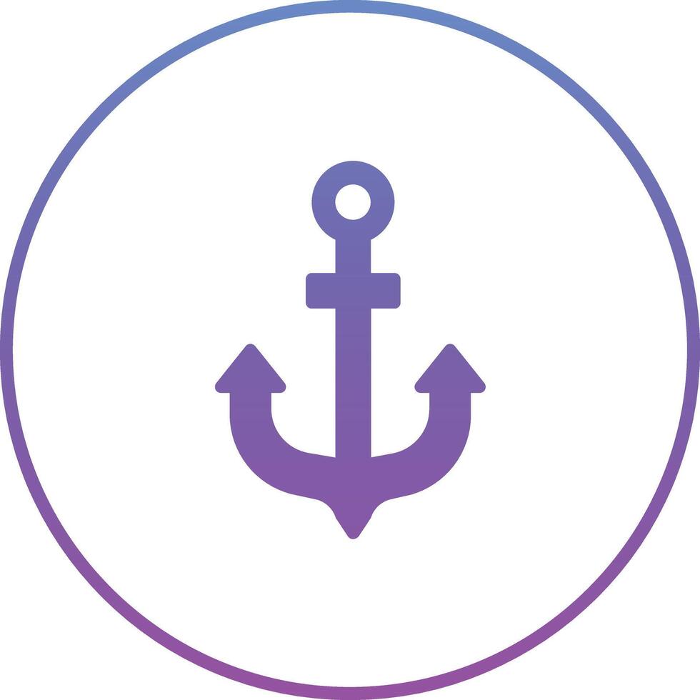 Ship Anchor Vector Icon