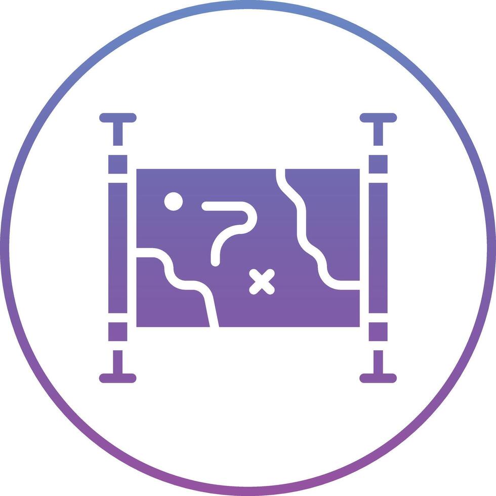 Army Map Vector Icon