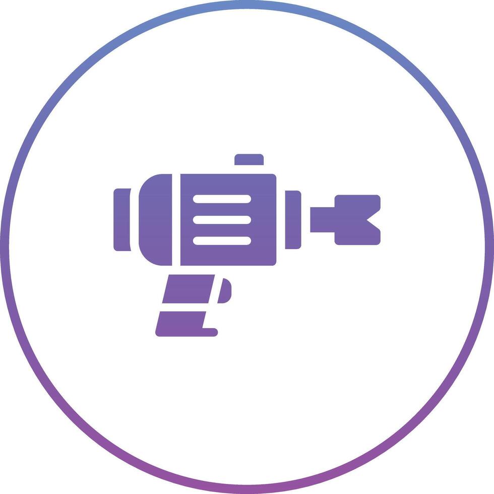 Automatic Drilling Vector Icon