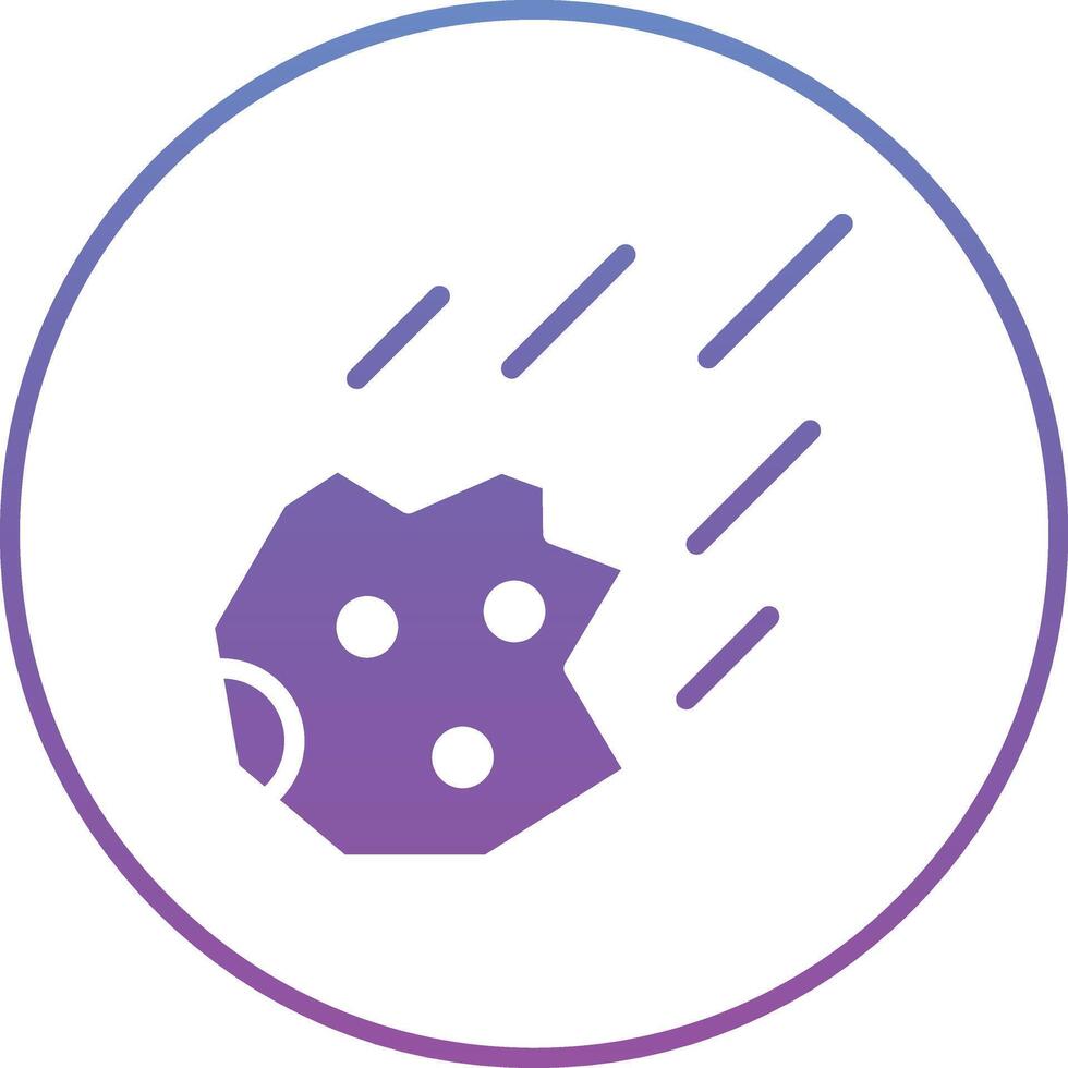 Asteroid Vector Icon